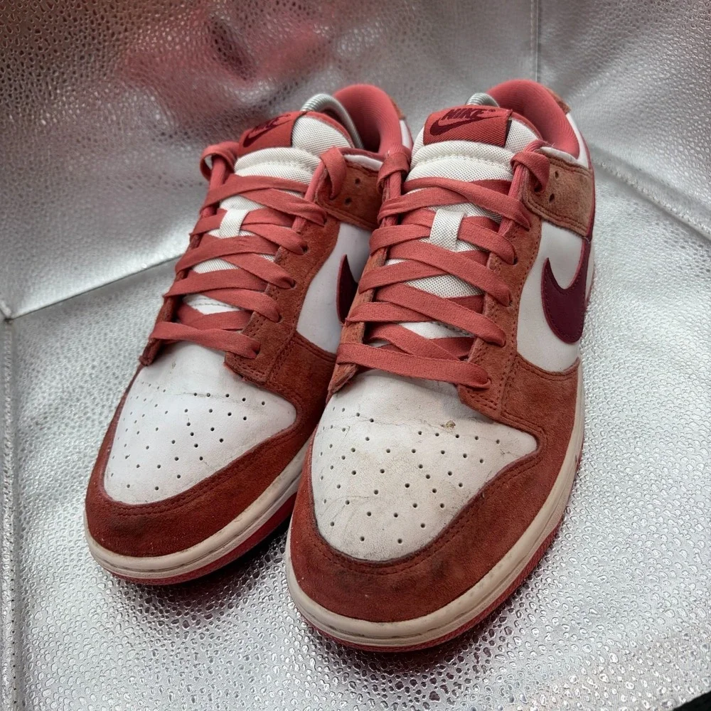 Size‎ 10 Nike Wmns Dunk Low Valentines Day White Red Womens Shoes FQ7056-100